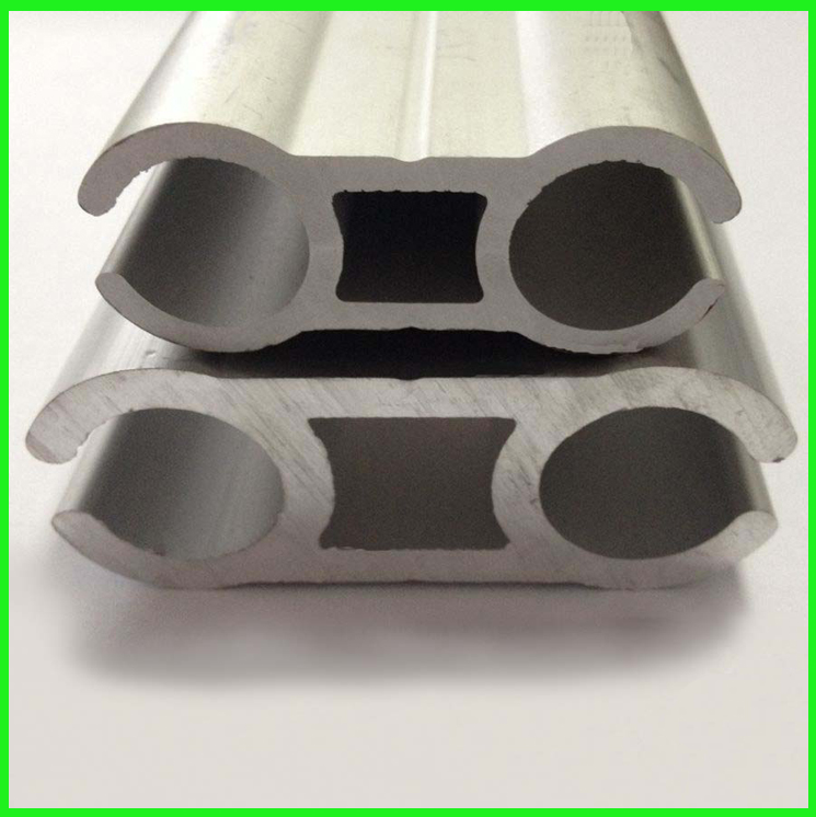 鋁型材定制開(kāi)模鋁合金篷房2孔型材